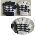 Mittens Spandex Winter Knitted Checked Warm Gloves